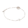 BRACCIALE ARGENTO ZIRCONE ROSARIO