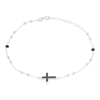 BRACCIALE ARGENTO ZIRCONE ROSARIO