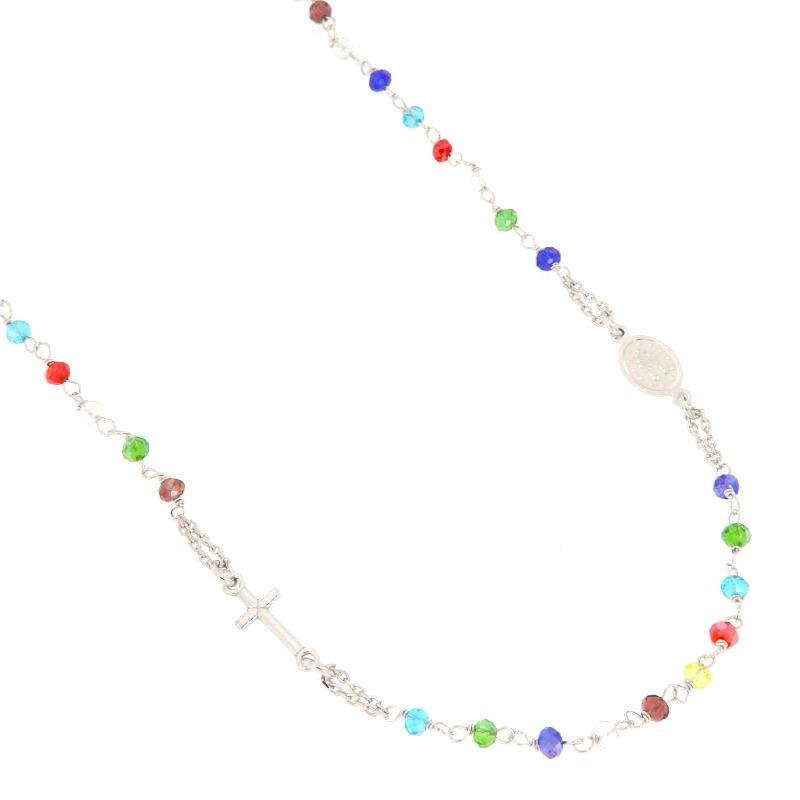 COLLIER ARGENTO ROSARIO