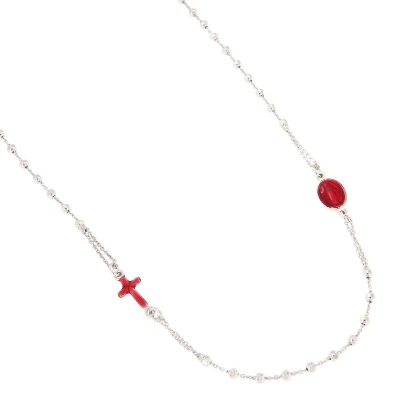 COLLIER ARGENTO ROSARIO