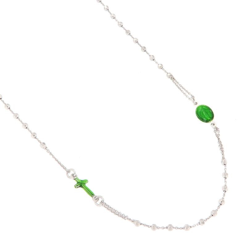 COLLIER ARGENTO ROSARIO