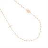 COLLIER ARGENTO ZIRCONE ROSARIO