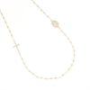 COLLIER ARGENTO ZIRCONE ROSARIO
