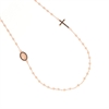 COLLIER ARGENTO ZIRCONE ROSARIO