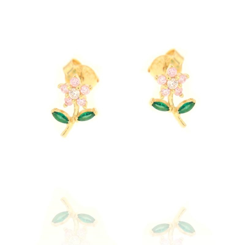 ORECCHINO ARGENTO ZIRCONE 3PZ