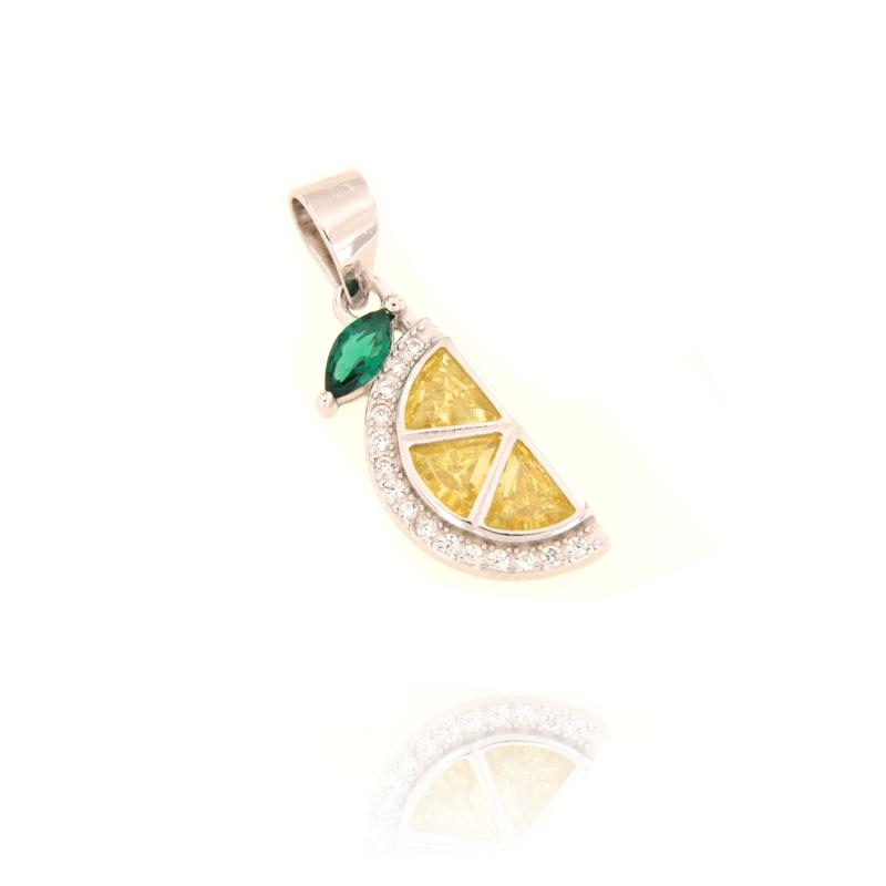 CIONDOLO ARGENTO ZIRCONE