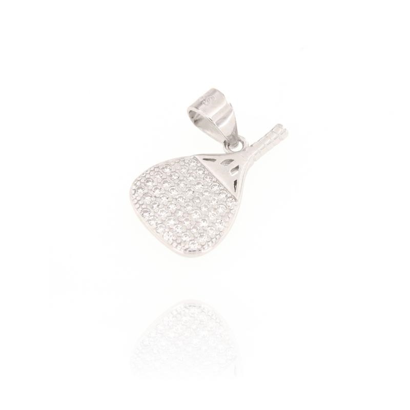 CIONDOLO ARGENTO ZIRCONE
