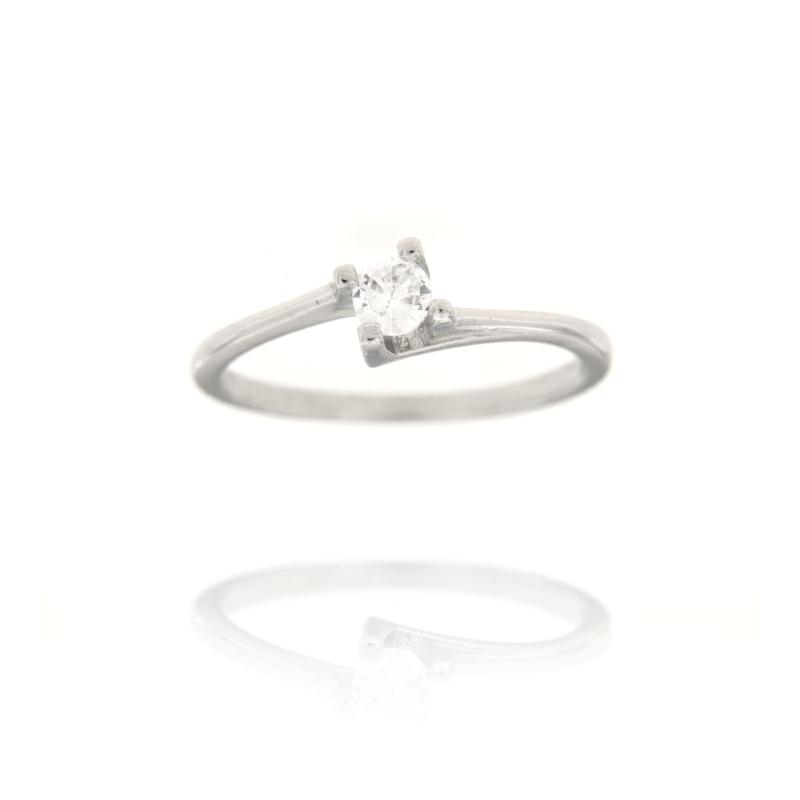 ANELLO ARGENTO ZIRCONE (F) (R)