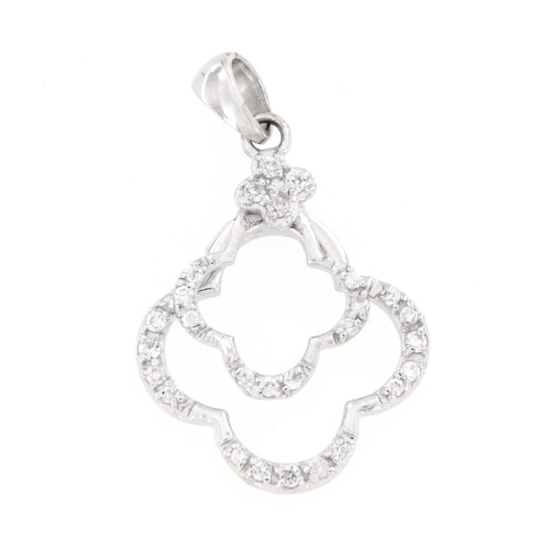 CIONDOLO ARGENTO ZIRCONE