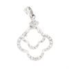 CIONDOLO ARGENTO ZIRCONE