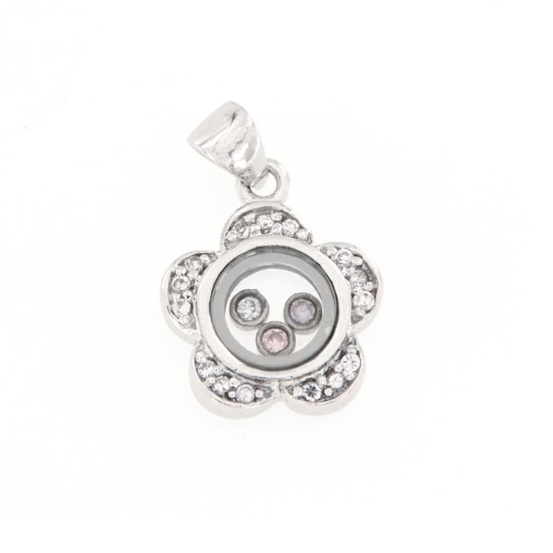CIONDOLO ARGENTO ZIRCONE