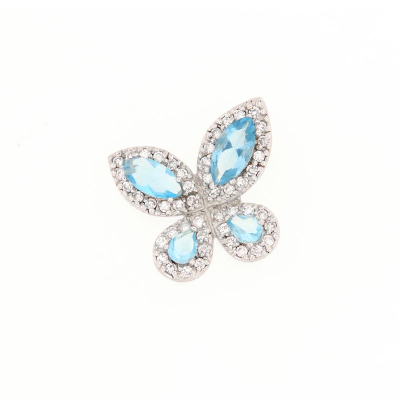 CIONDOLO ARGENTO ZIRCONE