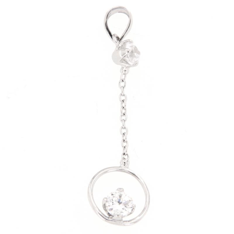 CIONDOLO ARGENTO ZIRCONE