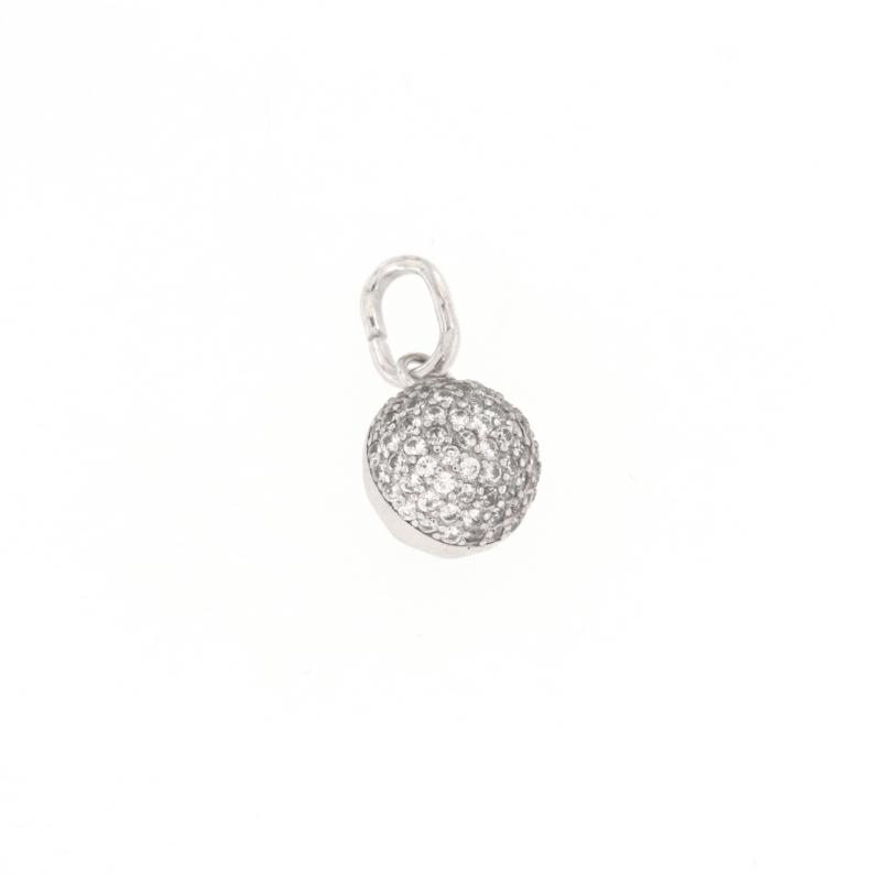 CIONDOLO ARGENTO ZIRCONE