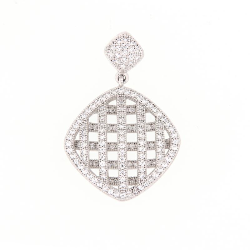 CIONDOLO ARGENTO ZIRCONE