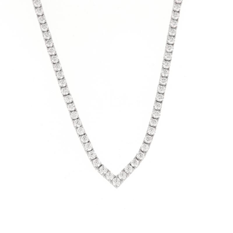 COLLIER ARGENTO TENNIS