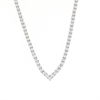 COLLIER ARGENTO TENNIS