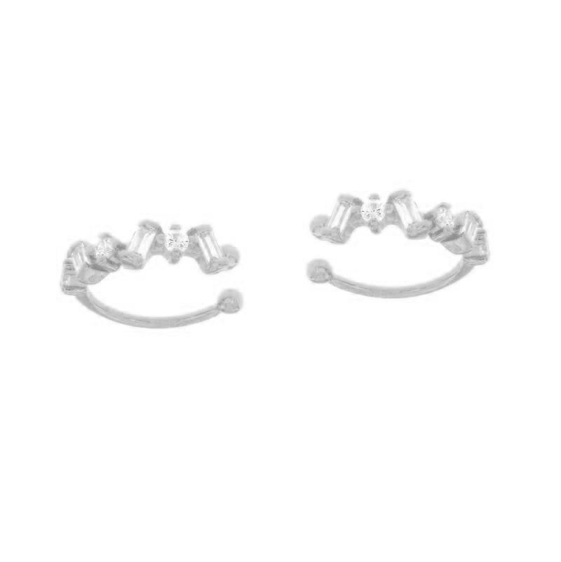 EAR CUFF ARGENTO ZIRCONE