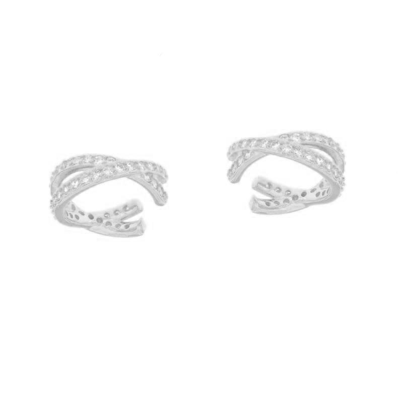 EAR CUFF ARGENTO ZIRCONE