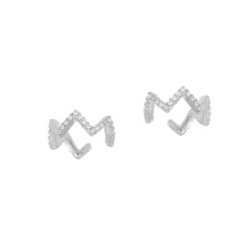 EAR CUFF ARGENTO ZIRCONE