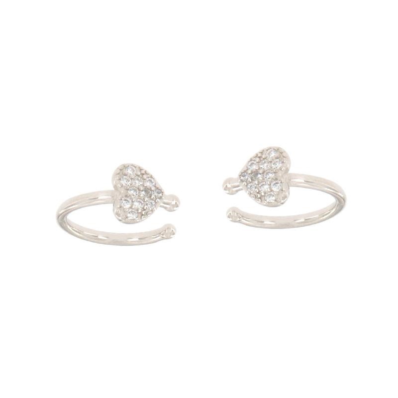 EAR CUFF ARGENTO ZIRCONE