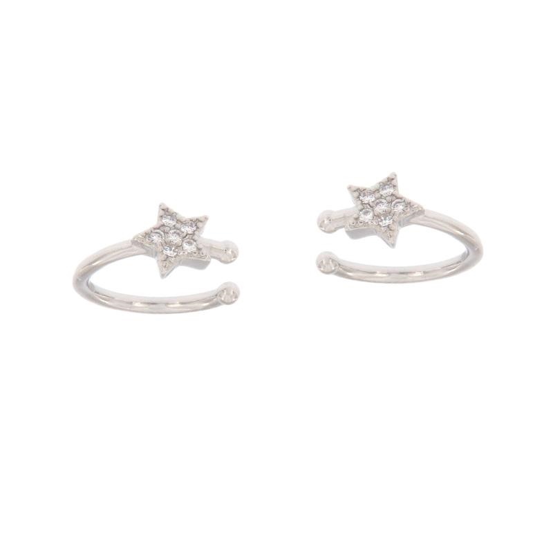 EAR CUFF ARGENTO ZIRCONE