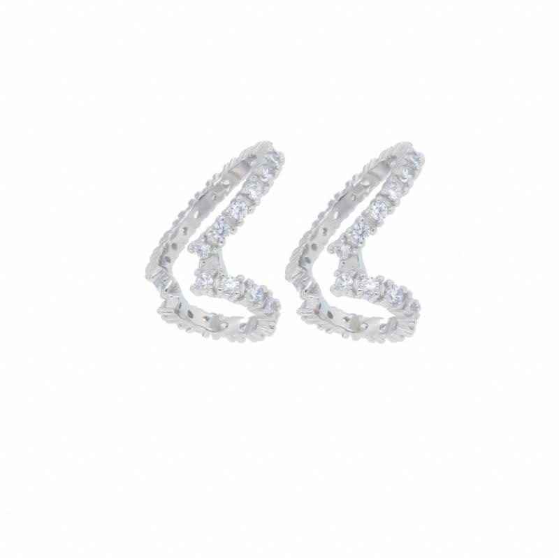 EAR CUFF ARGENTO ZIRCONE