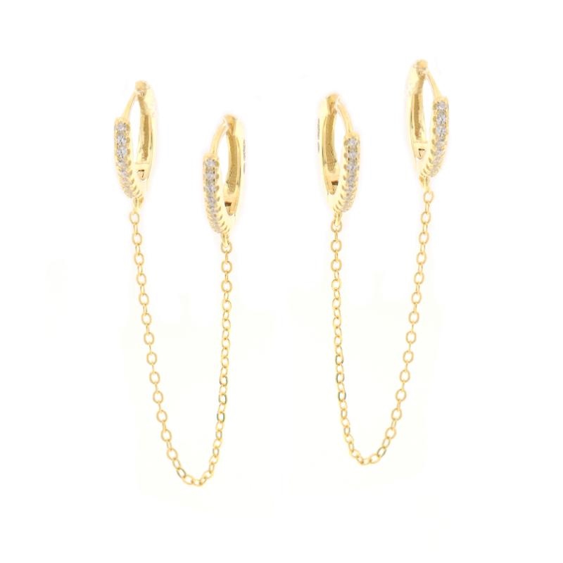ORECCHINO ARGENTO ZIRCONE 2PZ