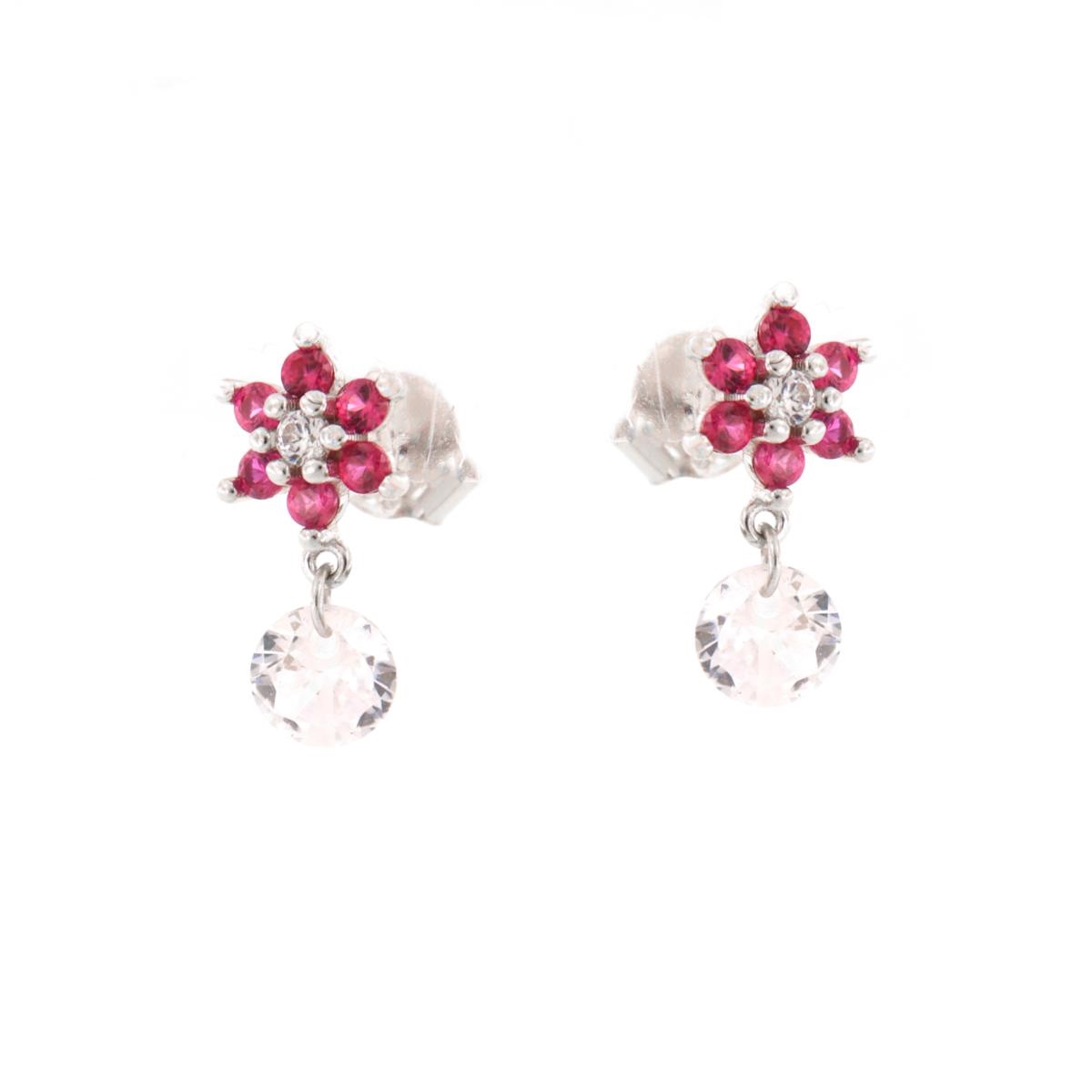 ORECCHINO ARGENTO ZIRCONE 3PZ