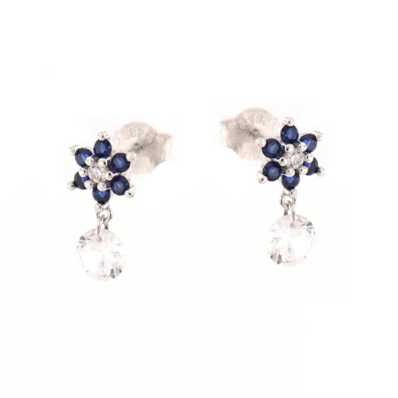 ORECCHINO ARGENTO ZIRCONE 3PZ