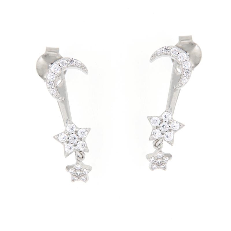 ORECCHINO ARGENTO ZIRCONE