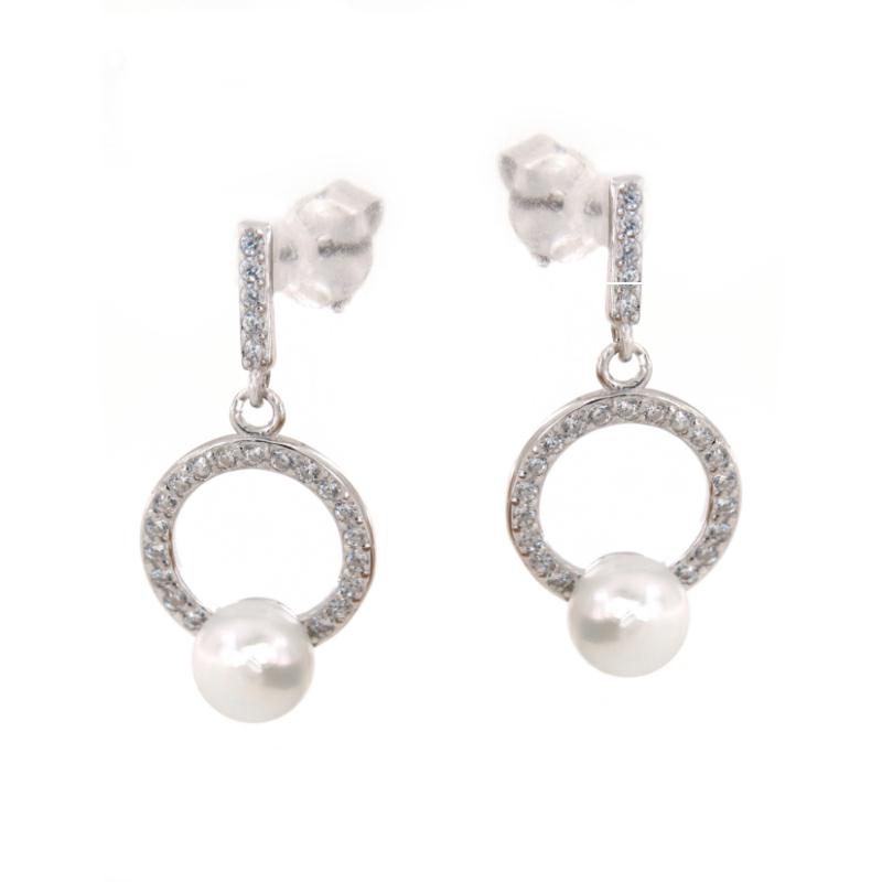 ORECCHINO ARGENTO ZIRCONE