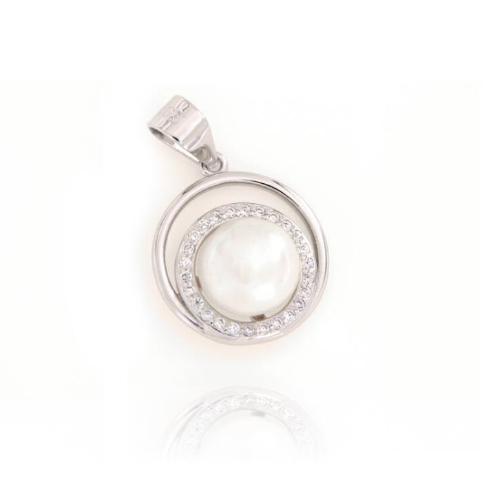 CIONDOLO ARGENTO ZIRCONE