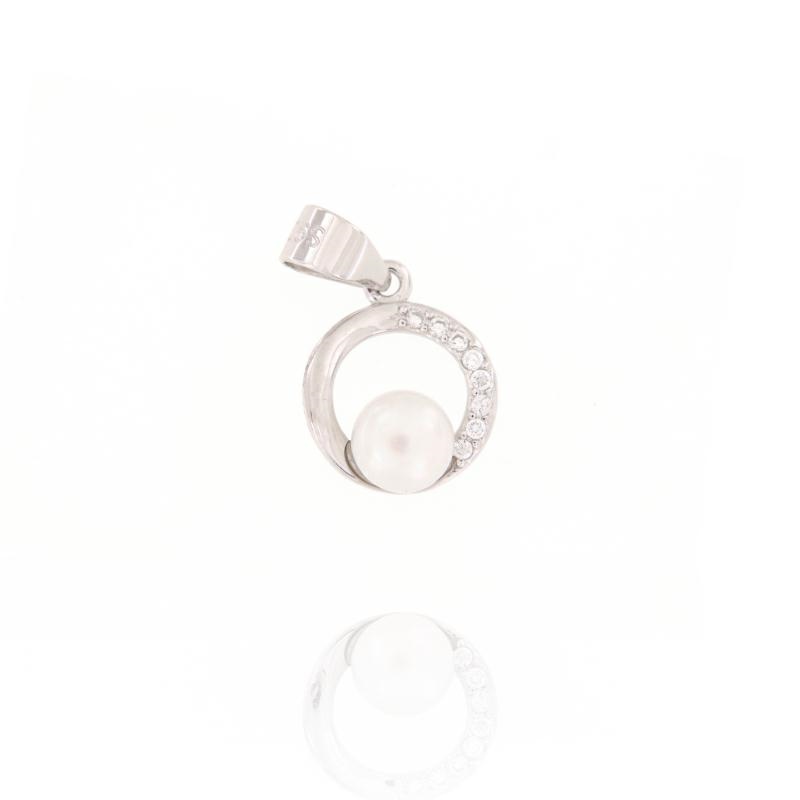 CIONDOLO ARGENTO ZIRCONE
