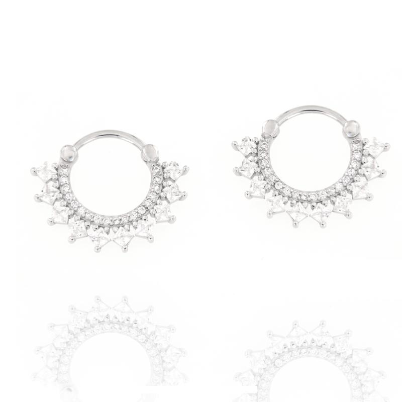 ORECCHINO ARGENTO ZIRCONE