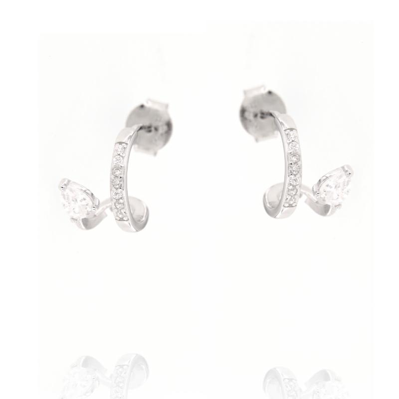 ORECCHINO ARGENTO ZIRCONE