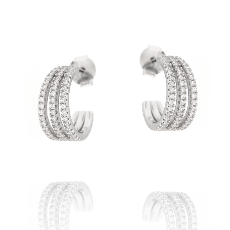 ORECCHINO ARGENTO ZIRCONE