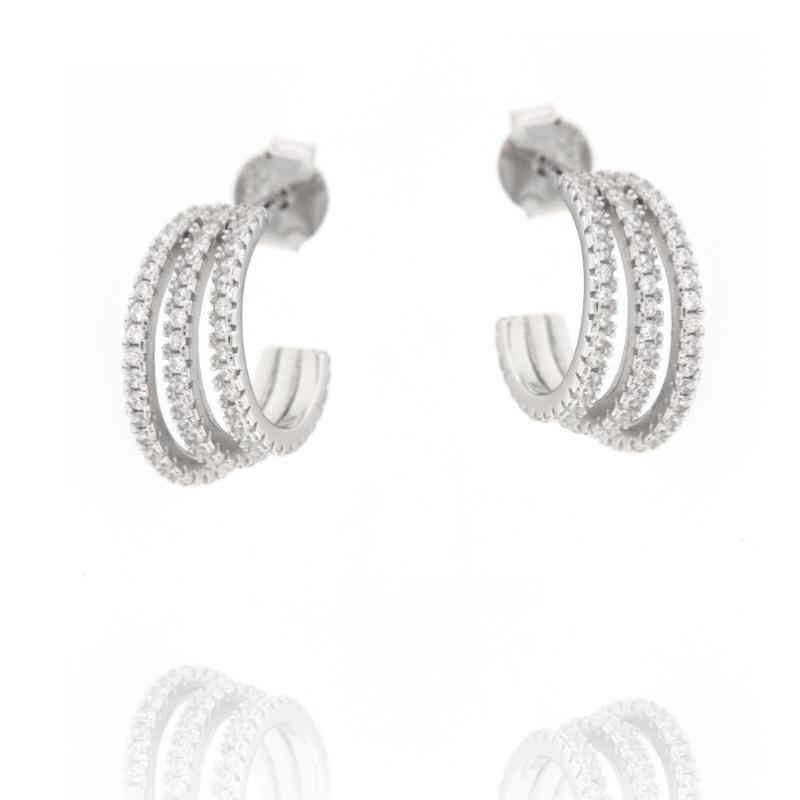 ORECCHINO ARGENTO ZIRCONE