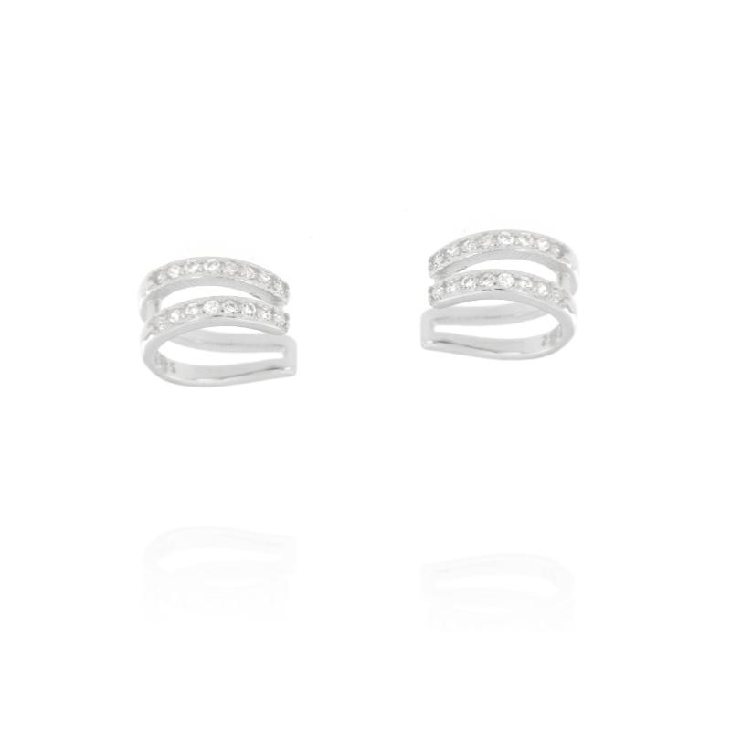 EAR CUFF ARGENTO ZIRCONE