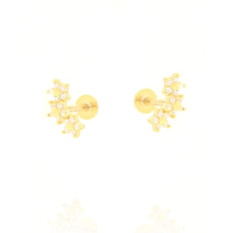 PIERCING ARGENTO ZIRCONE 3PZ
