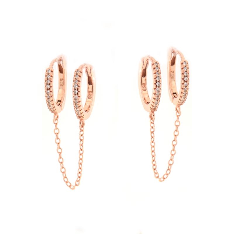 ORECCHINO ARGENTO ZIRCONE 2PZ