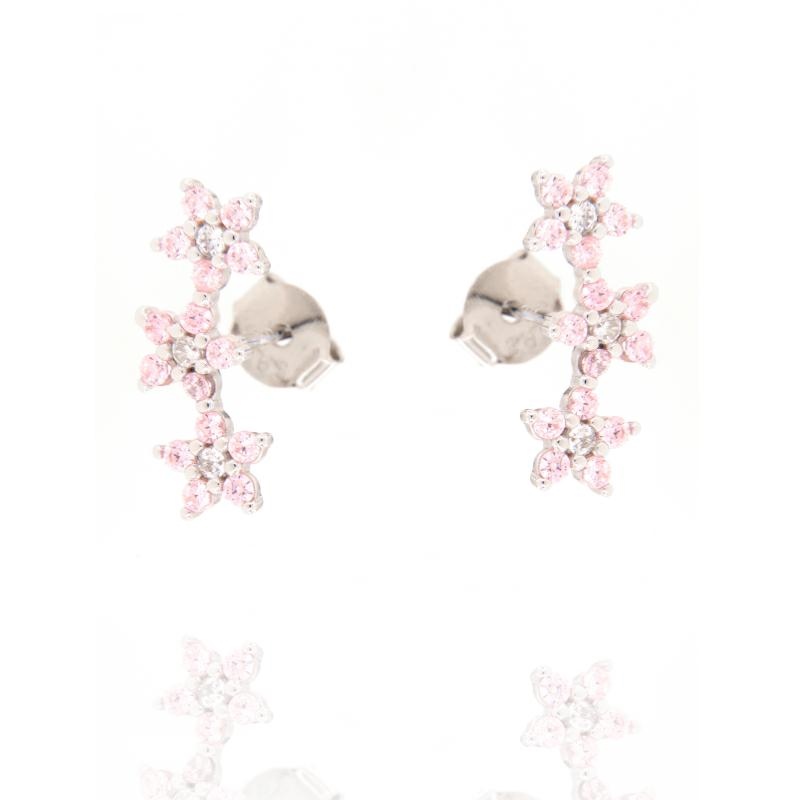 ORECCHINO ARGENTO ZIRCONE 3PZ