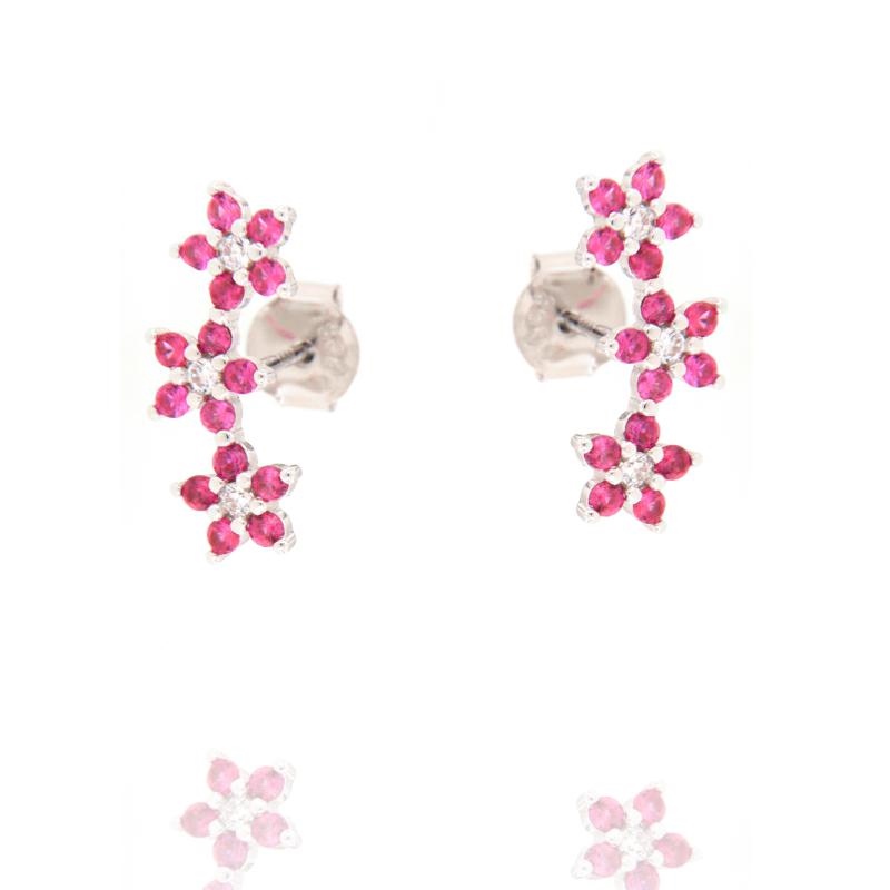 ORECCHINO ARGENTO ZIRCONE 3PZ