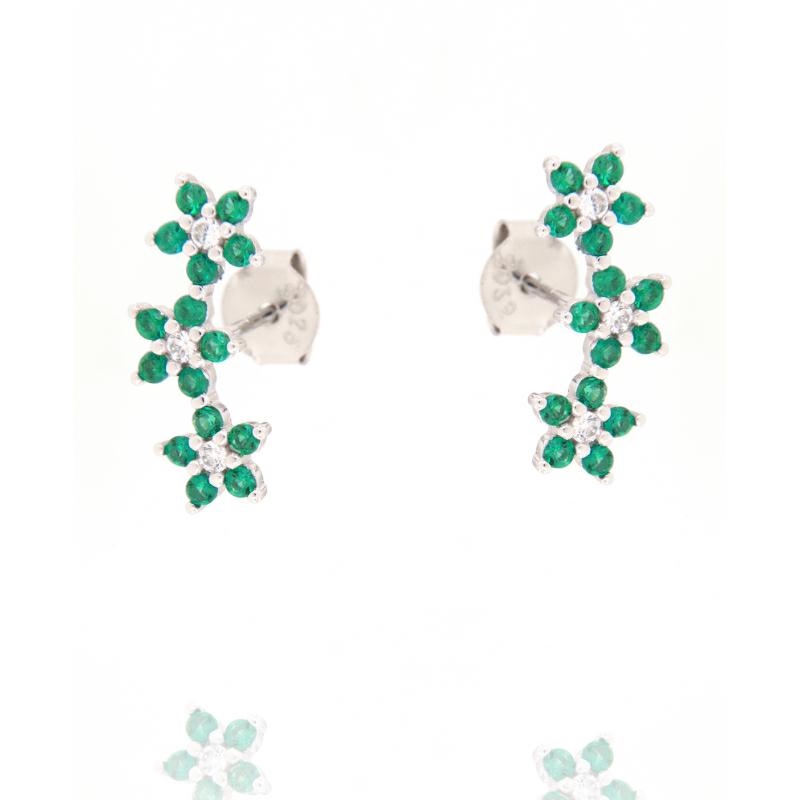 ORECCHINO ARGENTO ZIRCONE 3PZ
