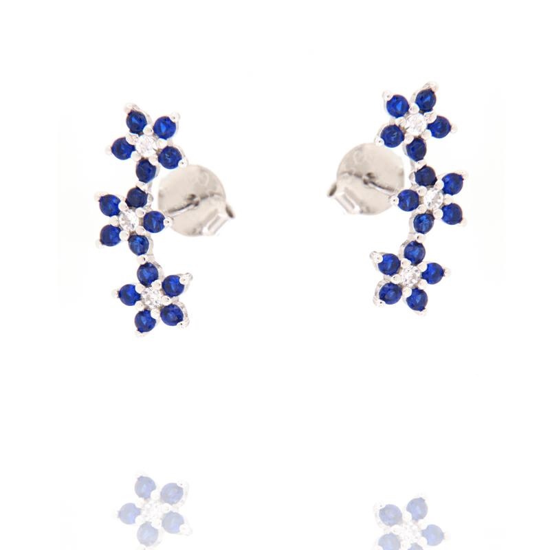 ORECCHINO ARGENTO ZIRCONE 3PZ