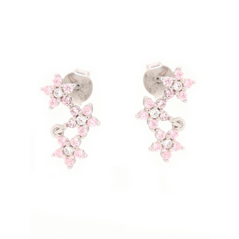 ORECCHINO ARGENTO ZIRCONE 3PZ