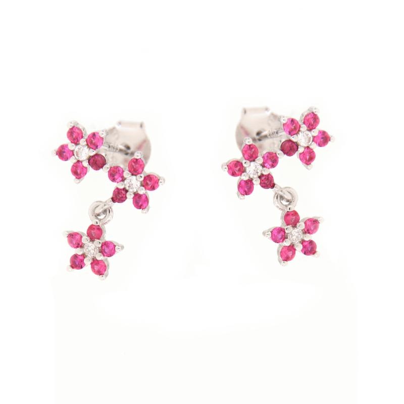 ORECCHINO ARGENTO ZIRCONE 3PZ