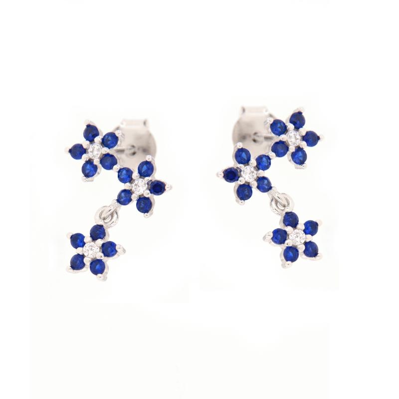 ORECCHINO ARGENTO ZIRCONE 3PZ