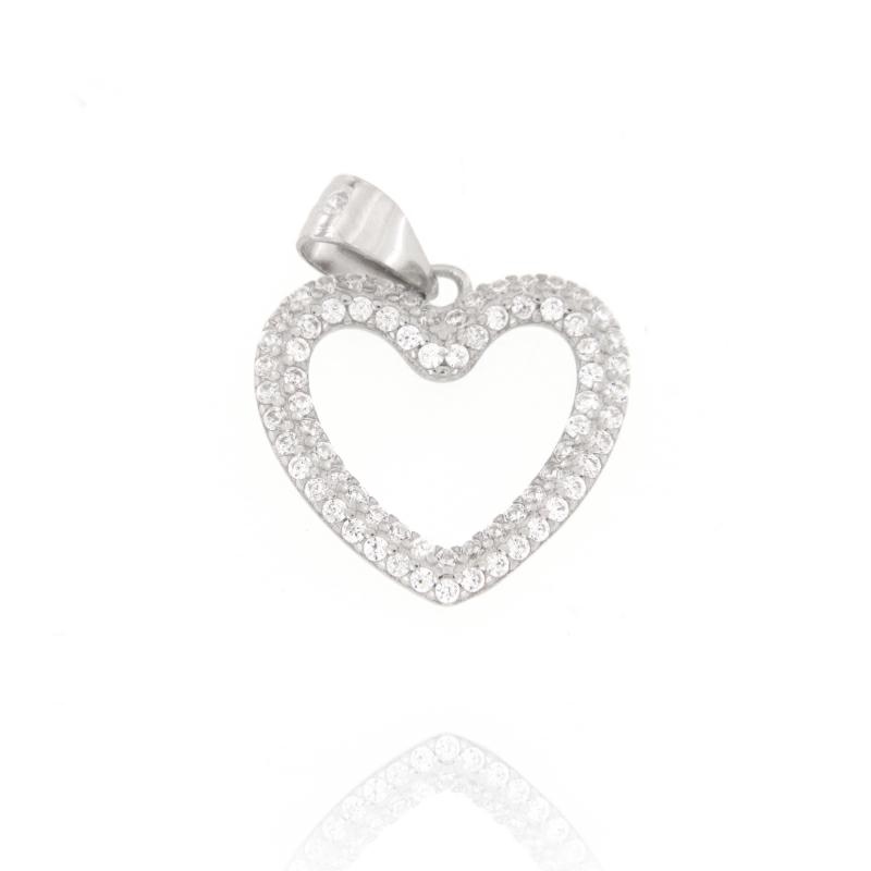 CIONDOLO ARGENTO ZIRCONE