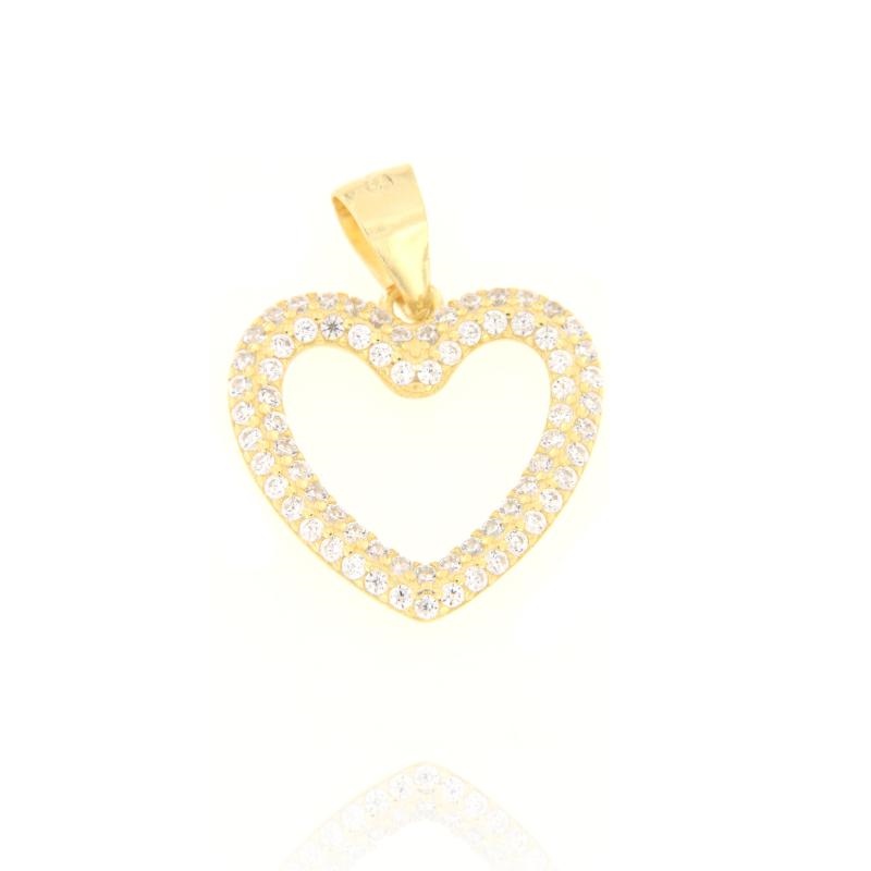 CIONDOLO ARGENTO ZIRCONE